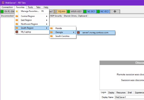 โปรแกรมควบคุมคอมฯ ระยะไกล RD Tabs