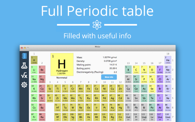 โปรแกรมเครื่องมือสำหรับการศึกษา Molar