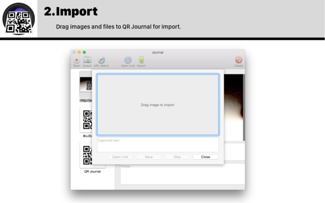 QR Journal (โปรแกรม QR Journal สแกนโค้ด QR Codes ผ่านกล้อง Mac) : QR Journal (โปรแกรม QR Journal สแกนโค้ด QR Codes ผ่านกล้อง Mac) :