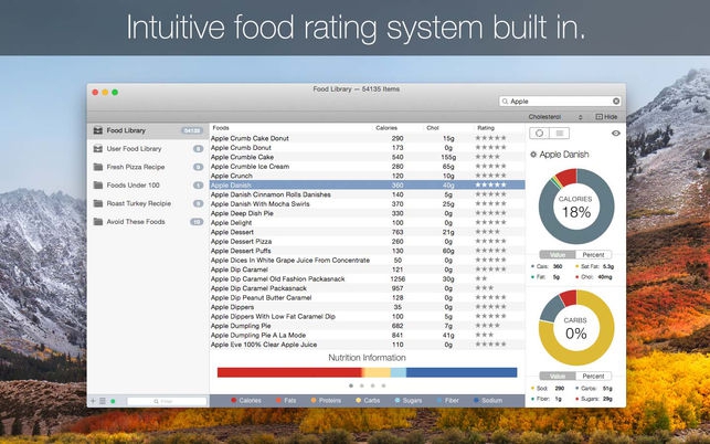 BeFit Lite (โปรแกรม BeFit Lite เช็คแคลอรี่อาหาร ปริมาณสารอาหาร บน Mac ฟรี) : 