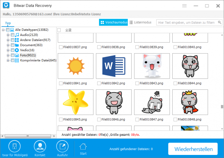 โปรแกรมกู้ข้อมูล Bitwar Data Recovery