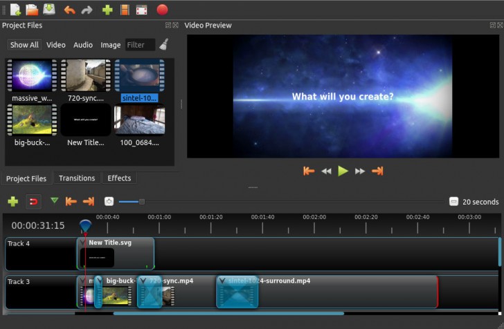 โปรแกรมตัดต่อวิดีโอ OpenShot Video Editor โปรแกรมตัดต่อวิดีโอ OpenShot Video Editor