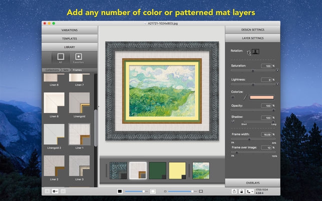 ImageFramer (โปรแกรม ImageFramer ใส่กรอบรูป เพิ่มกรอบรูปภาพ อัลบั้ม บน Mac) : ImageFramer (โปรแกรม ImageFramer ใส่กรอบรูป เพิ่มกรอบรูปภาพ อัลบั้ม บน Mac) :