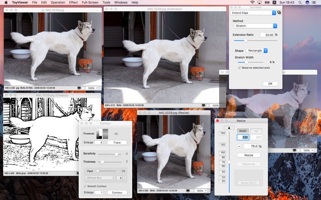ToyViewer (โปรแกรม ToyViewer ดูภาพตัวอย่าง แต่งภาพหลากหลาย สำหรับ Mac) : 