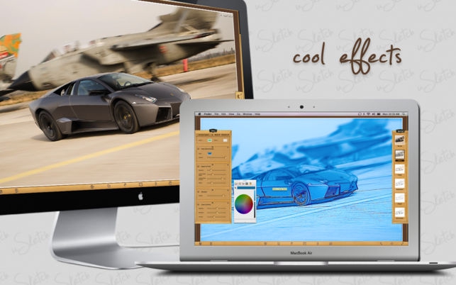 uSketch (โปรแกรม uSketch วาดสเก็ตภาพ สร้างภาพสเก็ต จากรูปภาพ สำหรับ Mac) : 