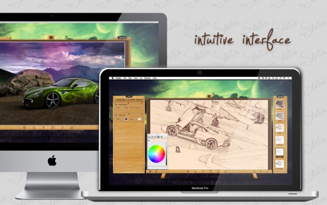 uSketch (โปรแกรม uSketch วาดสเก็ตภาพ สร้างภาพสเก็ต จากรูปภาพ สำหรับ Mac) : 