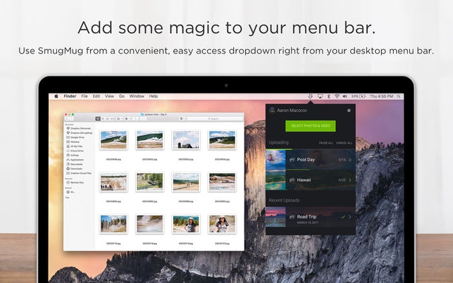 SmugMug (โปรแกรม SmugMug อัพโหลดรูป ฝากอัลบั้มรูปภาพ บน Mac) : 