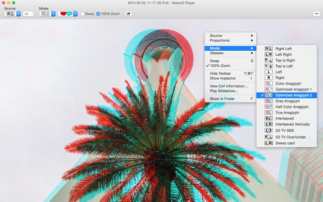 XstereO Player (โปรแกรม XstereO Player ดูรูปภาพ สร้างรูปภาพ สามมิติ 3D บน Mac) : 