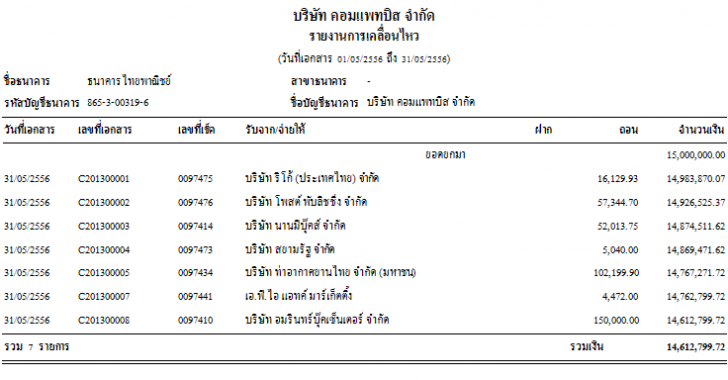 Cheque Printing (โปรแกรม Cheque Printing สั่งจ่ายเช็ค และ พิมพ์เช็ค) : 