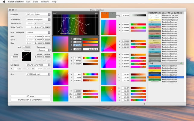 โปรแกรมเครื่องมือค้นหาปริภูมิสี Color Machine