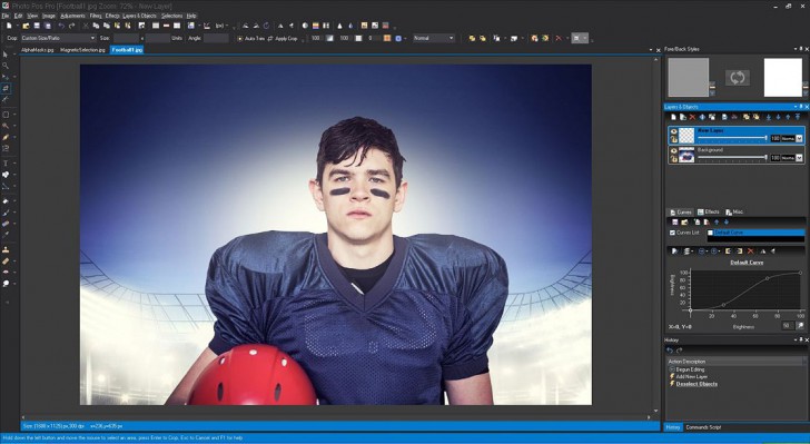 Photo Pos Pro (โปรแกรม แต่งรูป แก้ไขภาพ ใส่เอฟเฟค คล้าย Photoshop ใช้ฟรี)
