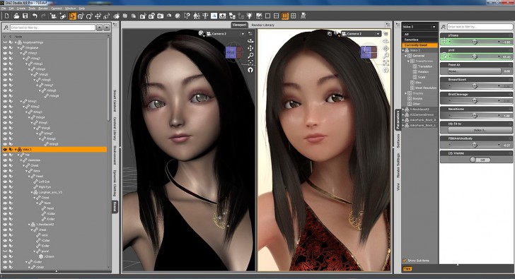 โปรแกรมทำภาพ 3 มิติ DAZ Studio