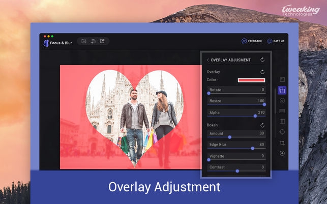 Focus and Blur (โปรแกรม Focus and Blur เอฟเฟคโฟกัส และ เบลอภาพ บน Mac) : 