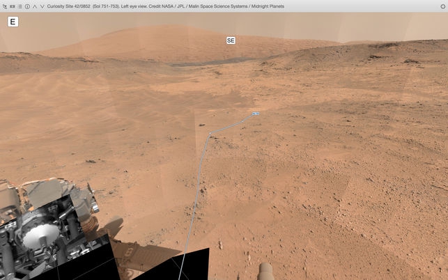 Midnight Planets (โปรแกรม Midnight Planets สำรวจภาพบนดาวอังคาร บน Mac) : 