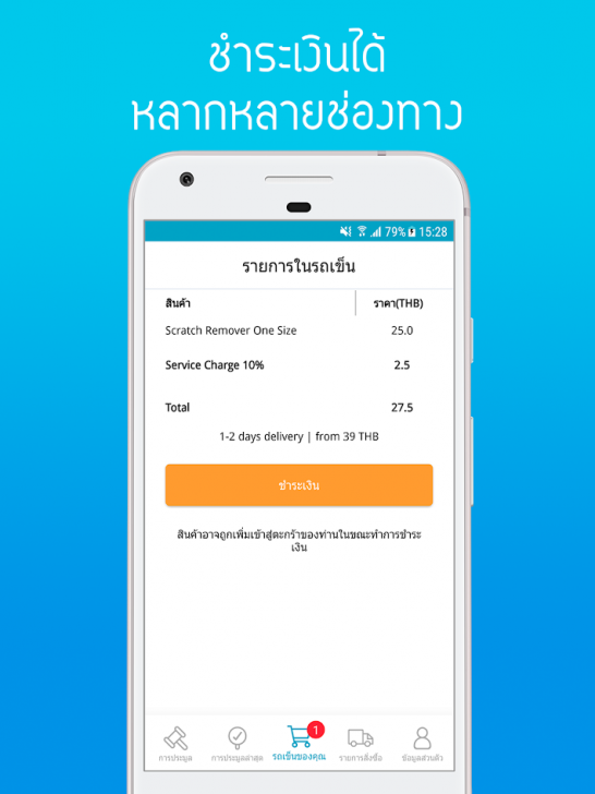 App ประมูลสินค้าหลากหลายรายการ Chilindo