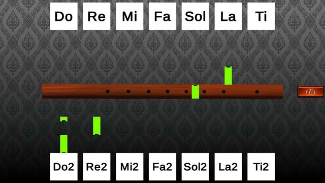 โปรแกรมจำลองขลุ่ยไทย Thai Flute Simulator โปรแกรมจำลองขลุ่ยไทย Thai Flute Simulator