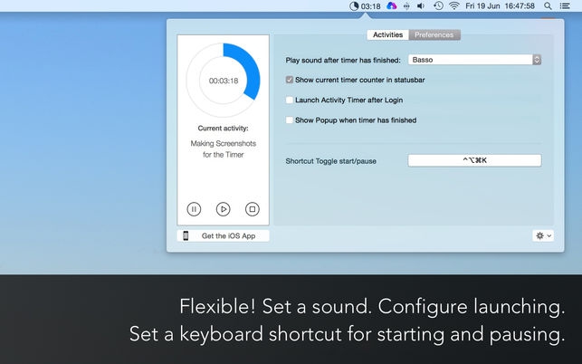 Activity Timer (โปรแกรม Activity Timer แบ่งเวลา ทำงานอย่างมีประสิทธิภาพ บน Mac) : 