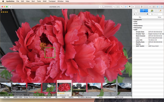 ApolloOne (โปรแกรม ApolloOne เปิดดูรูป รายละเอียดภาพถ่าย บน Mac) : 