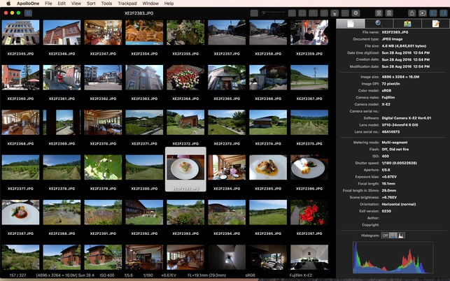 ApolloOne (โปรแกรม ApolloOne เปิดดูรูป รายละเอียดภาพถ่าย บน Mac) : 