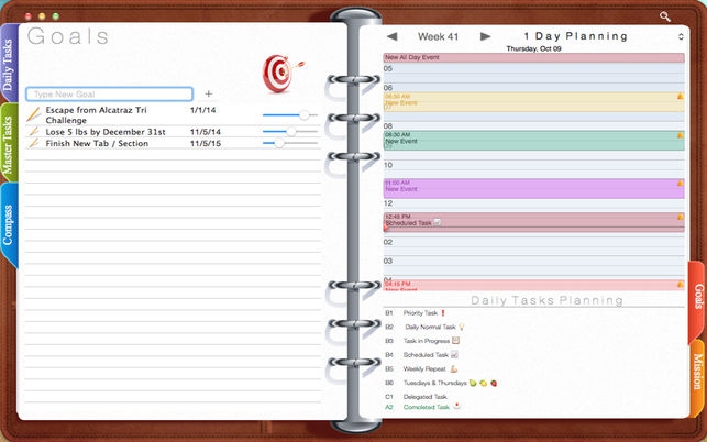 Opus Domini (โปรแกรม Opus Domini สมุดวางแผน จัดตารางชีวิตล่วงหน้า บน Mac) : 
