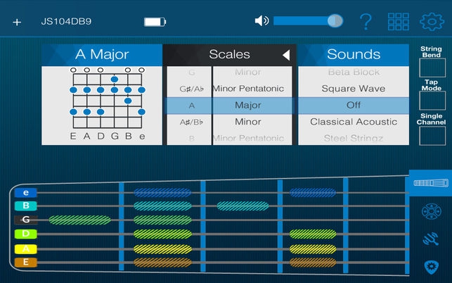 โปรแกรมคอร์ดกีตาร์จำลอง jamstik+ โปรแกรมคอร์ดกีตาร์จำลอง jamstik+