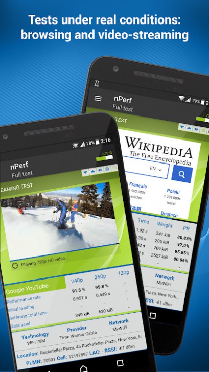 App เช็คความเร็วเน็ตมือถือ nPerf