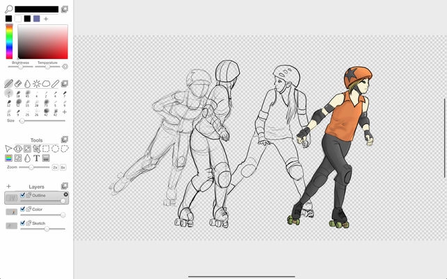 โปรแกรมสเก็ตวาดรูป Inkist Lite