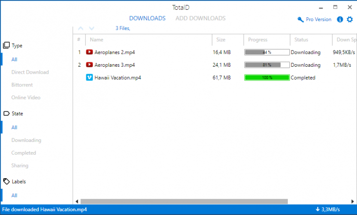 โปรแกรมช่วยดาวน์โหลด TotalD โปรแกรมช่วยดาวน์โหลด TotalD