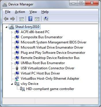 โปรแกรมตั้งค่าจอยสติ๊ก vJoy โปรแกรมตั้งค่าจอยสติ๊ก vJoy