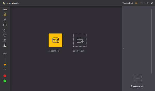 โปรแกรมลบสิ่งที่ไม่ต้องการออกจากรูป Gihosoft Photo Eraser