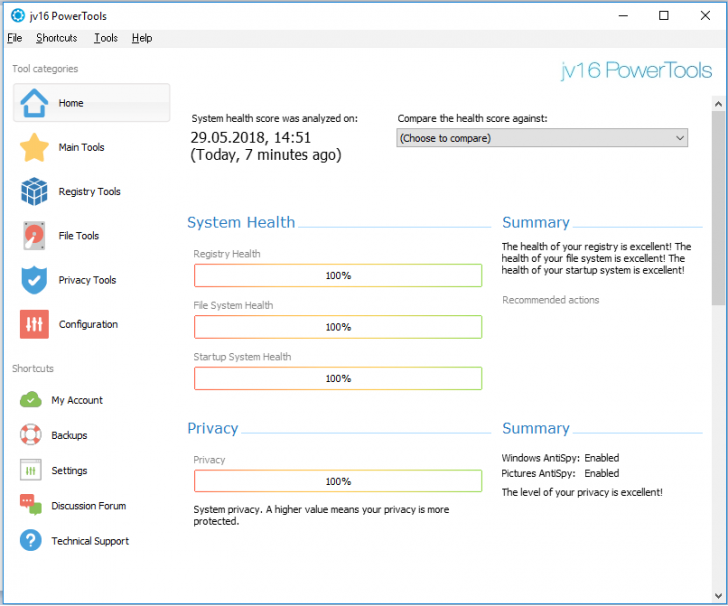 โปรแกรมเพิ่มความเร็วคอม jv16 PowerTools