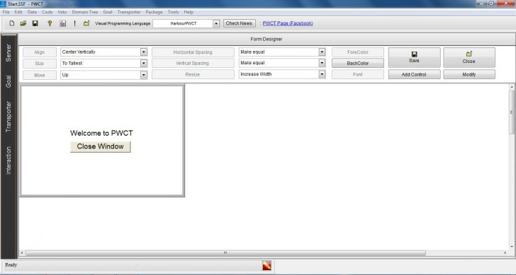 PWCT (โปรแกรมช่วยเขียนโปรแกรม PWCT เขียนโปรแกรมแบบไม่ต้องเขียน Code) : 