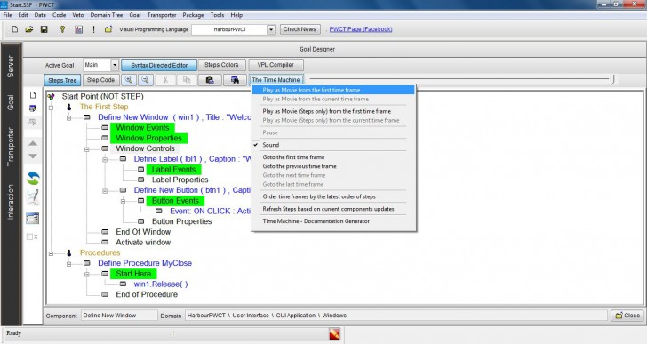 โปรแกรมเขียนโค้ด PWCT