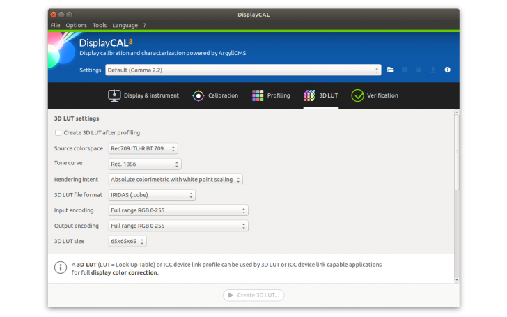 โปรแกรมปรับสีหน้าจอ DisplayCAL