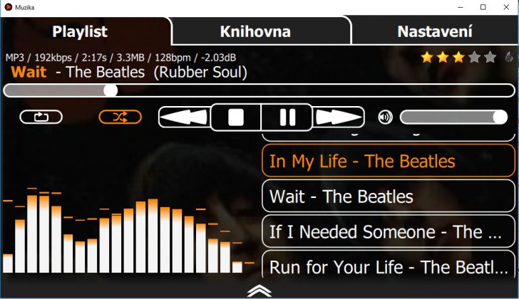 Muzika Player (โปรแกรมเล่นเพลง ฟังเพลง บน PC ฟรี) : 