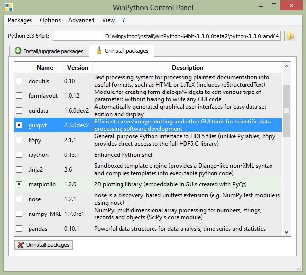 โปรแกรมจัดการโค้ด และ แพ็กเกจของภาษาเขียนโปรแกรมไพทอน WinPython โปรแกรมจัดการโค้ด และ แพ็กเกจของภาษาเขียนโปรแกรมไพทอน WinPython