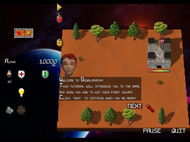 เกมส์วางแผน สร้างกองทัพปราบศัตรู Gigalomania