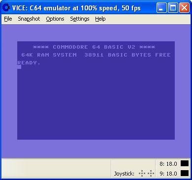 VICE (โปรแกรมจำลองซีพียู 8 บิต จำลองเครื่องเล่นเกมส์ยุค 8 Bits ฟรี) : VICE (โปรแกรมจำลองซีพียู 8 บิต จำลองเครื่องเล่นเกมส์ยุค 8 Bits ฟรี) :