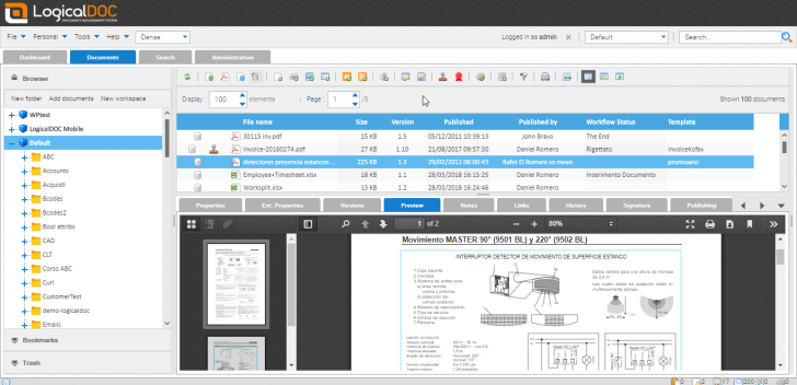 โปรแกรมจัดการไฟล์เอกสาร LogicalDOC