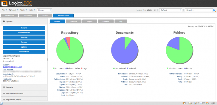 โปรแกรมจัดการไฟล์เอกสาร LogicalDOC