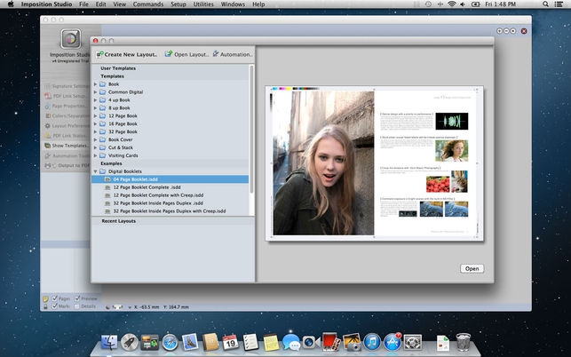 Imposition Studio (โปรแกรม Imposition Studio จัดเรียงหน้ากระดาษ PDF ใหม่ บน Mac) : 