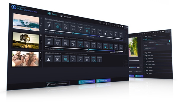 Ashampoo Video Optimizer Pro (โปรแกรมแก้ไขวิดีโอ ระดับมืออาชีพ ฟีเจอร์ครบจบในตัวเดียว) : 