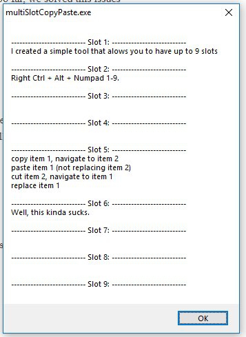 โปรแกรมจัดการคลิปบอร์ด Multi-slot Copy Paste
