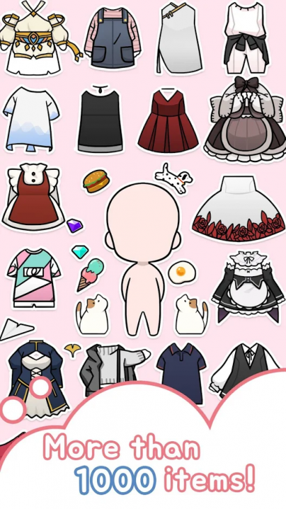 App แต่งตัวตุ๊กตา Unnie Doll