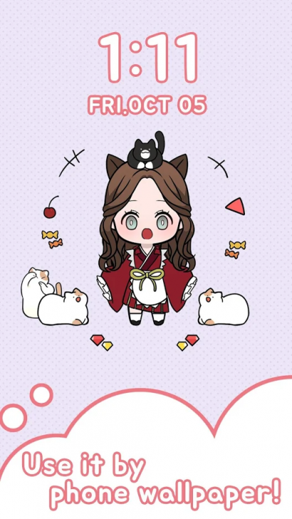 App แต่งตัวตุ๊กตา Unnie Doll