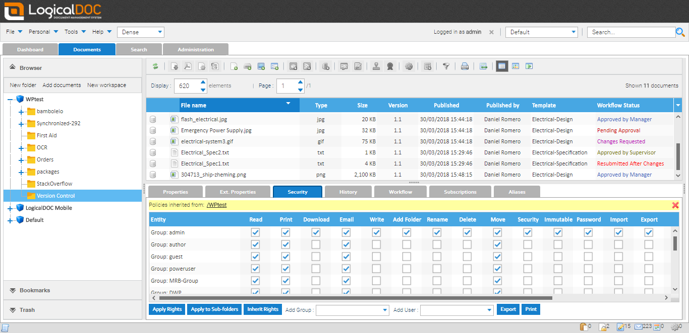 LogicalDOC (โปรแกรม LogicalDOC บริหารจัดการไฟล์เอกสาร แบบครบวงจร ฟรี)