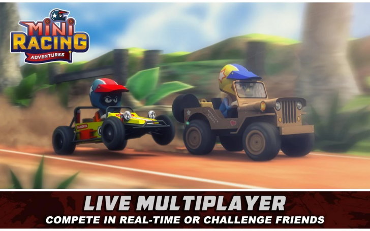App เกมส์แข่งรถออฟโรด Mini Racing Adventures