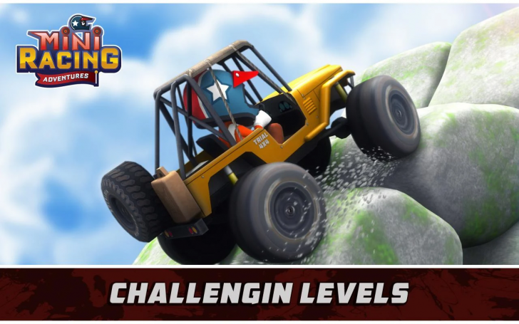 App เกมส์แข่งรถออฟโรด Mini Racing Adventures