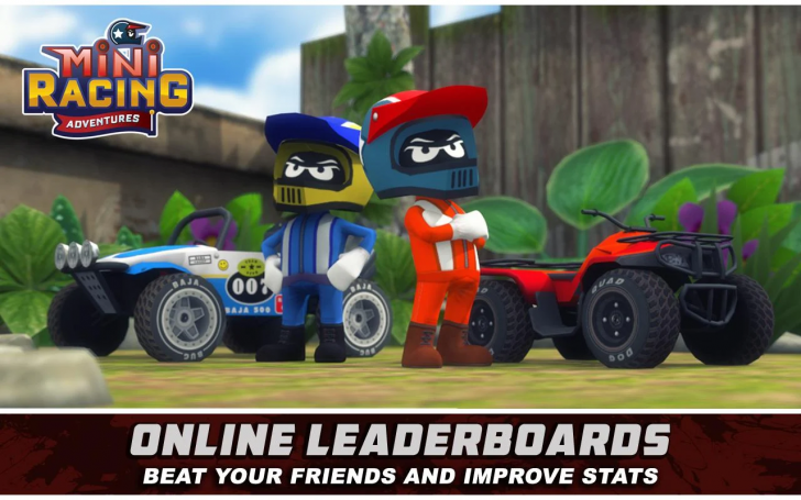 App เกมส์แข่งรถออฟโรด Mini Racing Adventures