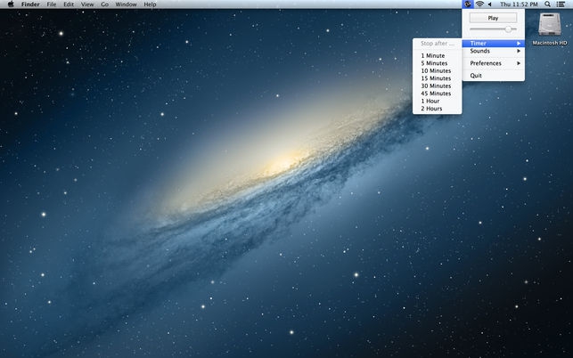 Chill Lite (โปรแกรม Chill Lite สร้างเสียงรบกวน สำหรับผ่อนคลาย และ โฟกัส บน Mac) : 